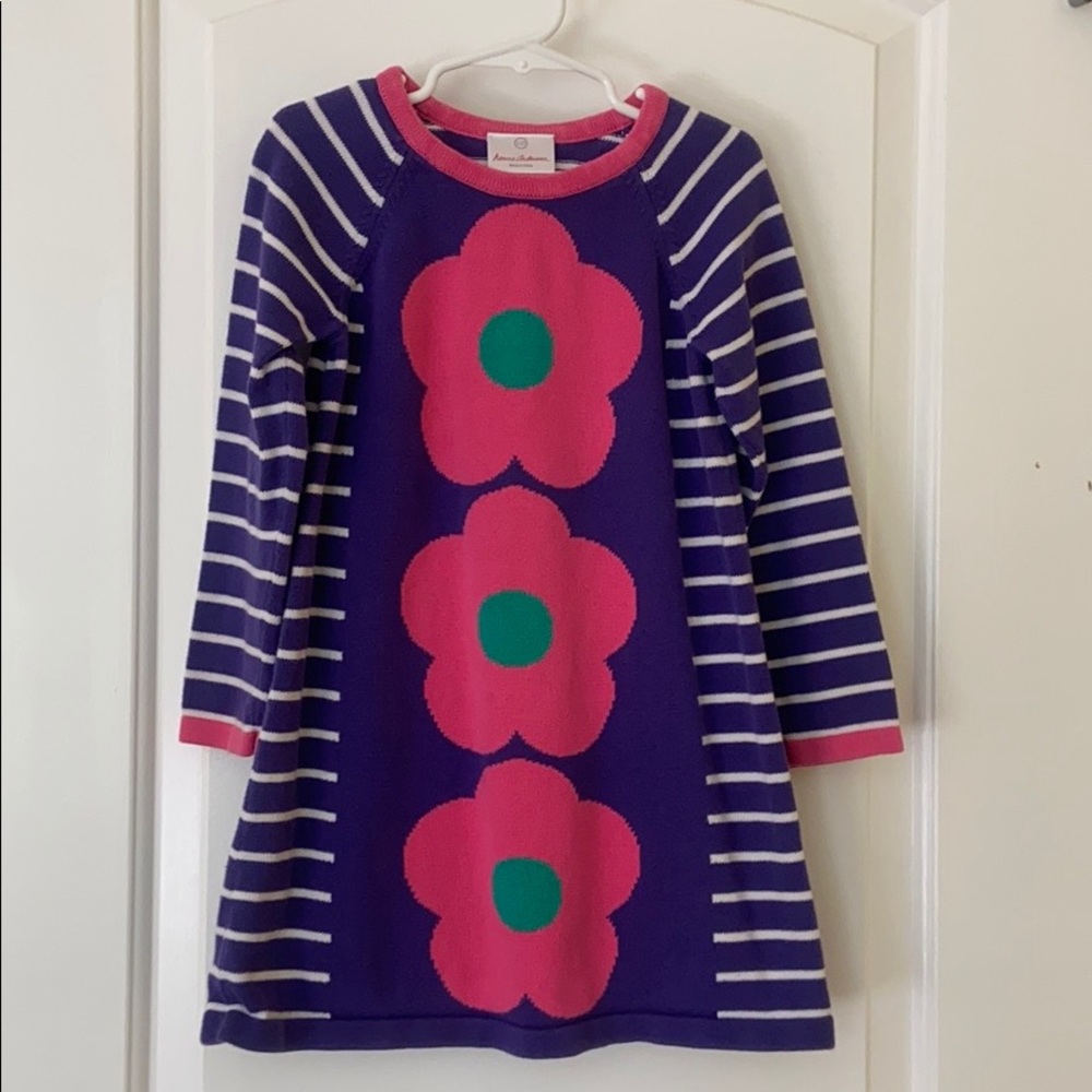 Hanna Andersson Sweater Dress Sz 110